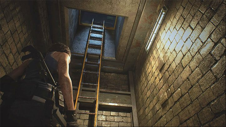 You will reach the Demolition Site area just after using a ladder to exit the Sewers - Resident Evil 3: Demolition Site secrets, collectibles - Collectibles and secrets - Resident Evil 3 Guide