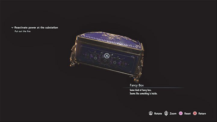 Open the inventory and select the Examine option - Resident Evil 3: Clock Tower Commemoration Puzzle - Puzzle Solutions - Resident Evil 3 Guide