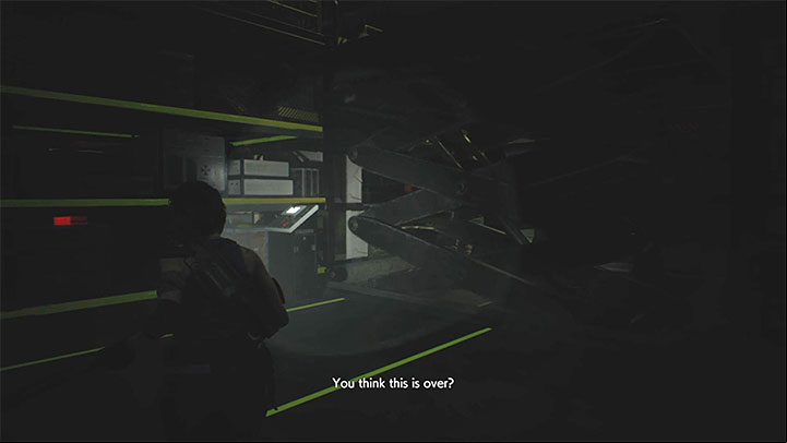 Get out of the disabled elevator and run a little to the right - Resident Evil 3: Warehouse fuses puzzle - Puzzle Solutions - Resident Evil 3 Guide