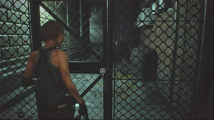 The picture above shows an example of an inaccessible age - it is a metal gate locked with a chain - Resident Evil 3: Chains - how to cut them? - FAQ - Resident Evil 3 Guide