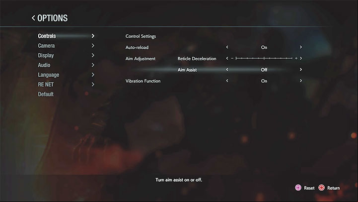 If you still have huge targeting problems and miss a lot, you can use the aim assist to help you track down monsters by locking your sight on zombies - Resident Evil 3: Headshots and zombies - how to hit them? - FAQ - Resident Evil 3 Guide