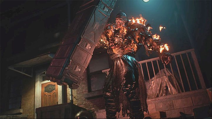 Another weapon that Nemesis will get later is a rocket launcher - Resident Evil 3: Nemesis - the main boss, enemy - Basics - Resident Evil 3 Guide