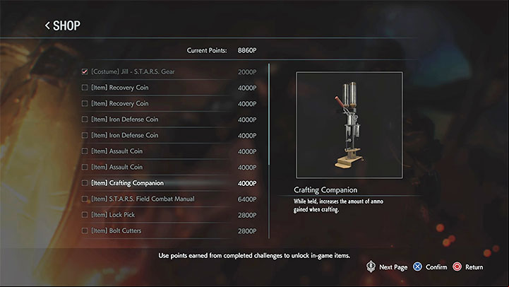 After you complete the game for the first time, you can buy cheats in the built-in store - Resident Evil 3: Crafting - Basics - Resident Evil 3 Guide