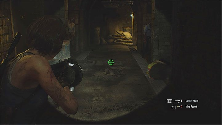 Mine Rounds have a form of a mine-trap - Resident Evil 3: Subway Tunnels and Clock Tower Plaza walkthrough - Story walkthrough - Resident Evil 3 Guide
