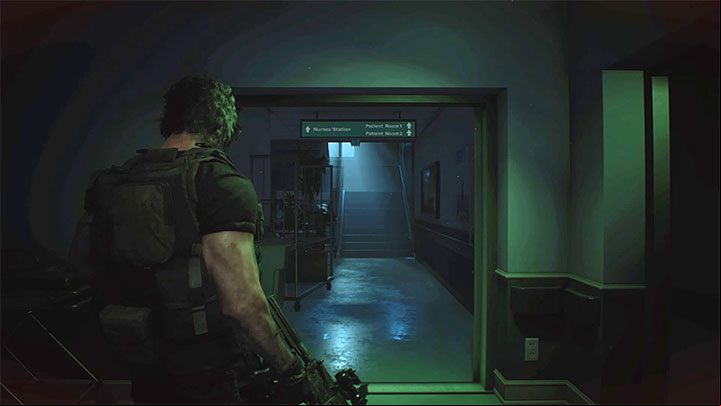 Now head west - Resident Evil 3: Hospital - Carlos walkthrough - Story walkthrough - Resident Evil 3 Guide