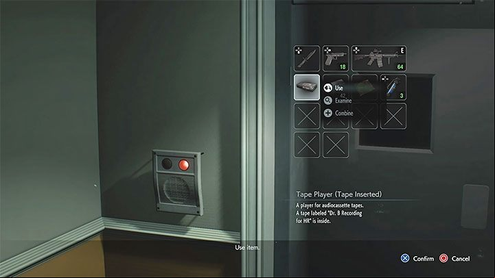 You need to head back to Lab Reception on 1F - Resident Evil 3: Hospital - Carlos walkthrough - Story walkthrough - Resident Evil 3 Guide