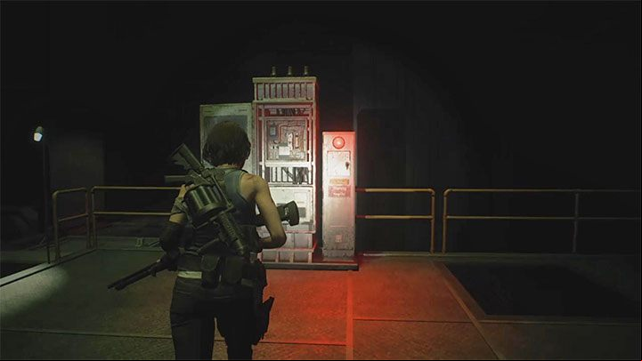 The first fuse is right in front of you - Resident Evil 3: Underground Storage walkthrough - Story walkthrough - Resident Evil 3 Guide