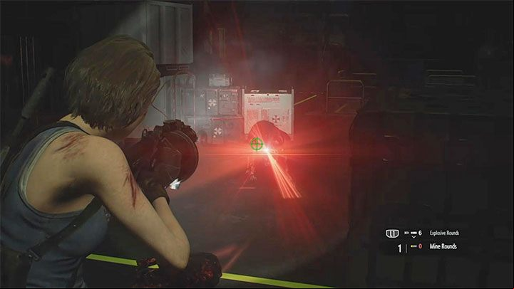 Turn left and use the ladder - Resident Evil 3: Underground Storage walkthrough - Story walkthrough - Resident Evil 3 Guide
