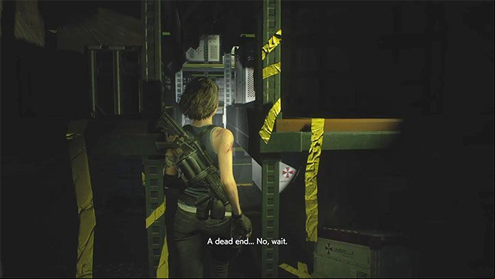 Keep going straight - Resident Evil 3: Underground Storage walkthrough - Story walkthrough - Resident Evil 3 Guide