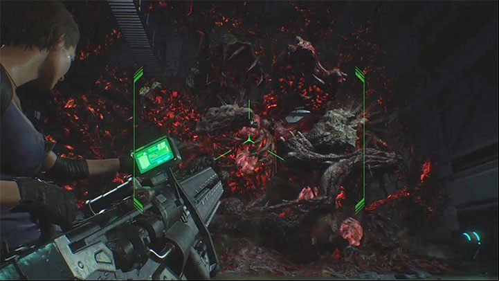 If you hurry, you should be able to activate two energy sources before Nemesis resumes attacks - Resident Evil 3: Final duel with Nemesis walkthrough - Story walkthrough - Resident Evil 3 Guide