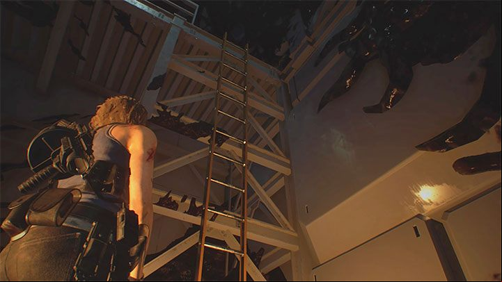 You dont have to collect supplies from the area where the final fight took place, because you wont encounter any other monsters - Resident Evil 3: Final duel with Nemesis walkthrough - Story walkthrough - Resident Evil 3 Guide