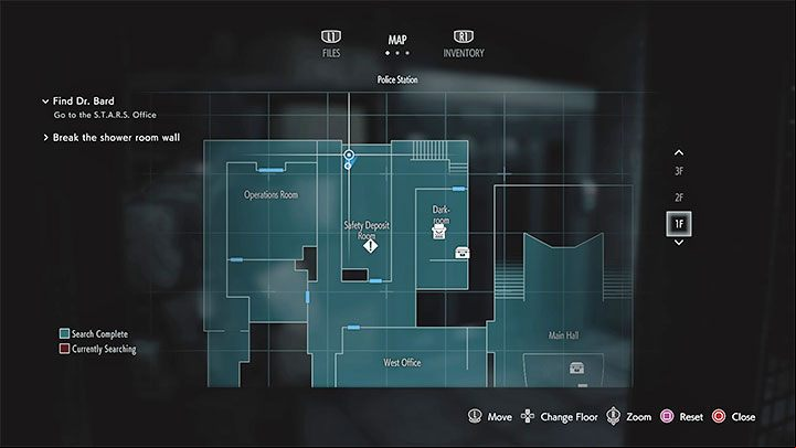 The statue is located in the upper left corner of the Safety Deposit Room - Resident Evil 3: Police Station secrets, collectibles - Collectibles and secrets - Resident Evil 3 Guide