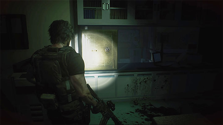 The safe is located in the Nurses Station room on the second floor (2F) of the hospital - Resident Evil 3: Hospital secrets, collectibles - Collectibles and secrets - Resident Evil 3 Guide