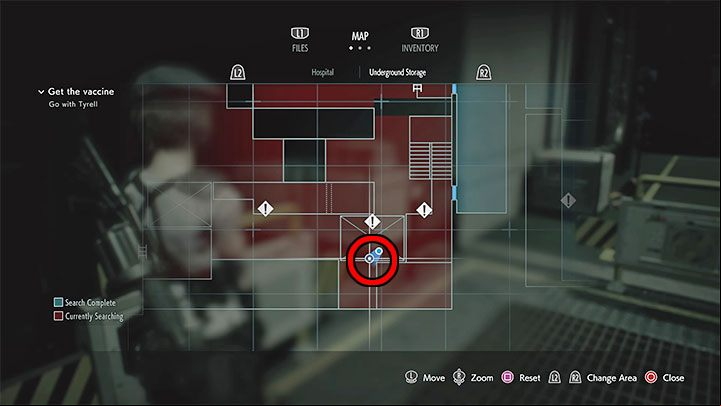 The improved rifle is located in a large storage area in Underground Storage where you solve the puzzle of finding 3 fuses - Resident Evil 3: Underground Storage secrets, collectibles - Collectibles and secrets - Resident Evil 3 Guide