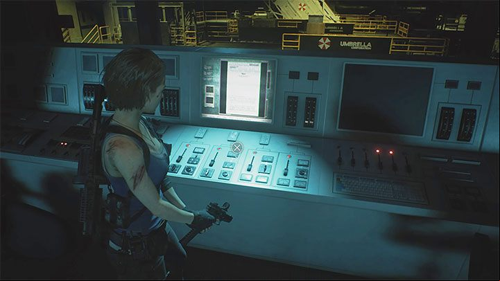 The log can be read from a computer located in the Surveillance Room, which is the one where Nicholai was staying when he first arrived at the warehouse - Resident Evil 3: Underground Storage secrets, collectibles - Collectibles and secrets - Resident Evil 3 Guide
