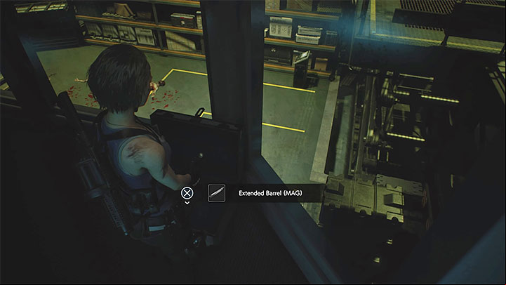 The Extended Barrel upgrade for the magnum is located in a box in the Surveillance Room - Resident Evil 3: Underground Storage secrets, collectibles - Collectibles and secrets - Resident Evil 3 Guide