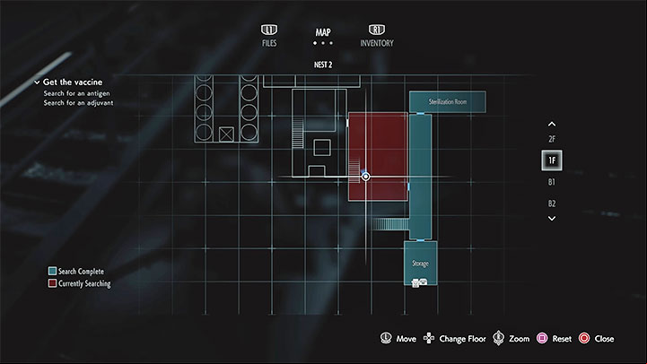 The note is in a room on floor 1F of NEST 2 - Resident Evil 3: NEST 2 secrets, collectibles - Collectibles and secrets - Resident Evil 3 Guide