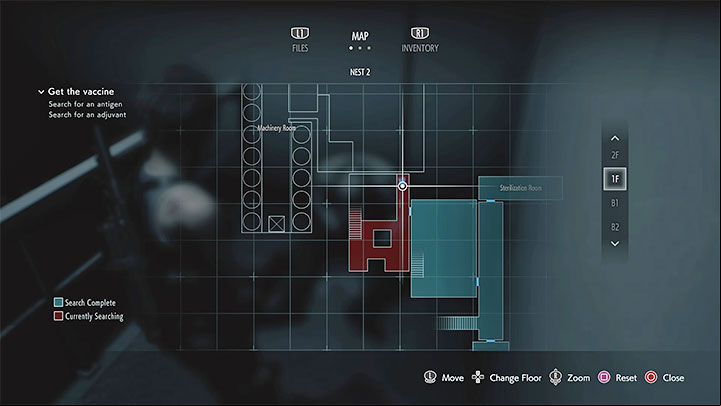 The message is next to the scientists corpse found on floor 1F of NEST 2 - Resident Evil 3: NEST 2 secrets, collectibles - Collectibles and secrets - Resident Evil 3 Guide