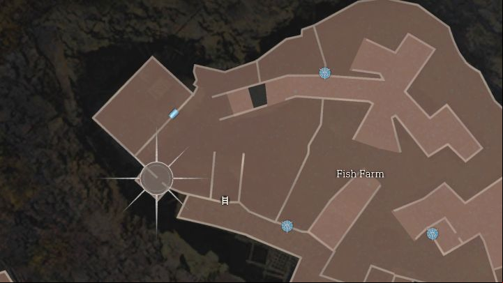 Interactive Map: Village Small Key #3 - Fish Farm - Resident Evil 4 Remake: Small Keys map - Village - Secrets - Resident Evil 4 Remake Guide