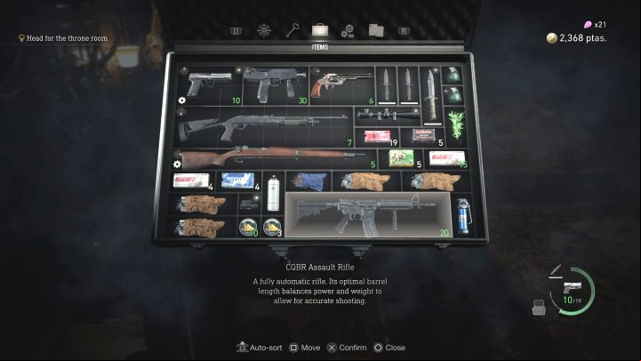 It may turn out that you don't have enough space in your inventory to pick up the rifle - Resident Evil 4 Remake: Secret weapon - CQBR Assault Rifle - Secrets - Resident Evil 4 Remake Guide