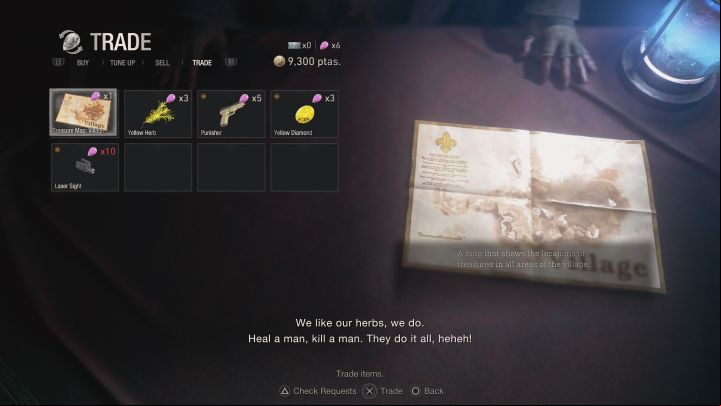 All treasure maps are purchased from the merchant - Resident Evil 4 Remake: Treasure Maps - Secrets - Resident Evil 4 Remake Guide