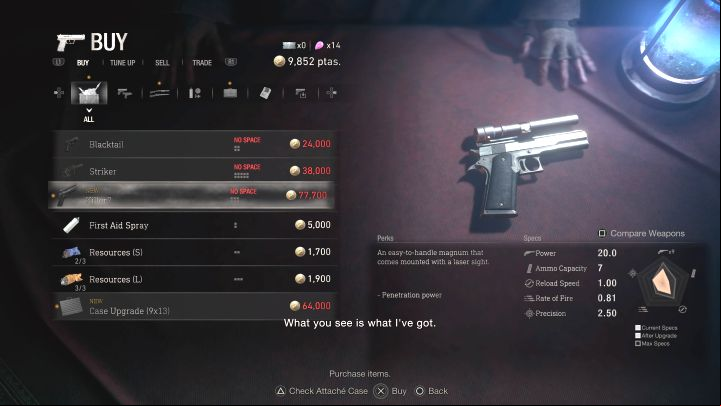 The second magnum can be bought from chapter 13 onward, once you reach the Island - Resident Evil 4 Remake: How to get a magnum revolver? - Equipment - Resident Evil 4 Remake Guide