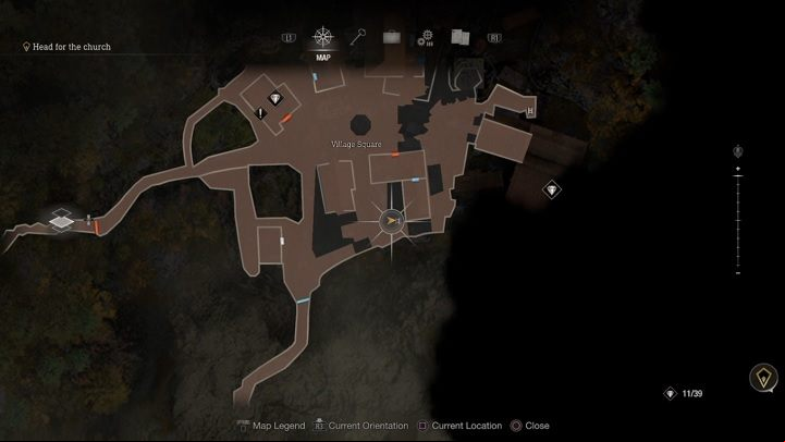 However, you will witness the collapse of the tower, which will unfortunately make it difficult to get to the door - Resident Evil 4 Remake: How to open Doors with Insignia? - Campaign - Resident Evil 4 Remake Guide