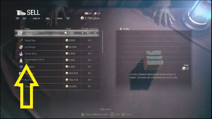 Usually, treasures that can be combined will have empty stone slots - Resident Evil 4 Remake: Tips and tricks - Basics - Resident Evil 4 Remake Guide