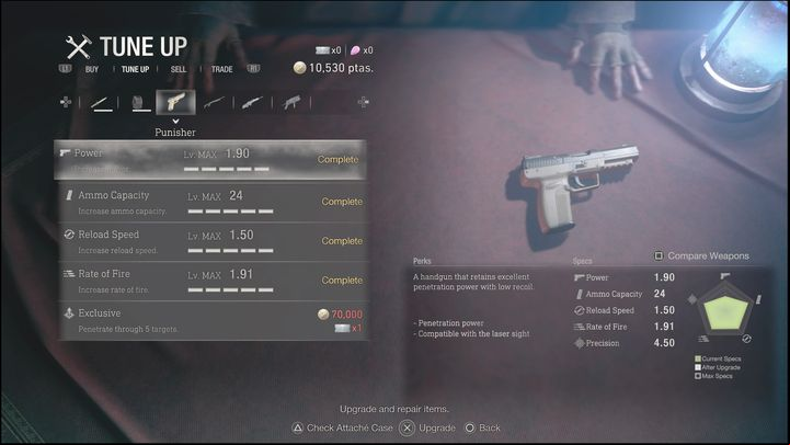 ittedly, this is the most expensive statistic to upgrade in each weapon - Resident Evil 4 Remake: Tips and tricks - Basics - Resident Evil 4 Remake Guide