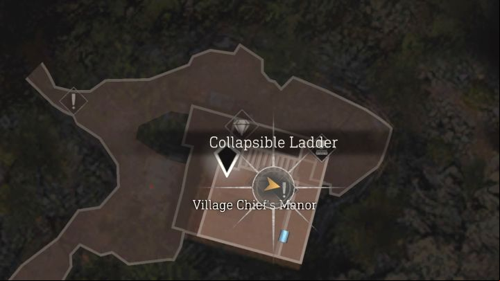 The second type of such locations is Collapsible Ladder and an example of such is on the upper floor of the Village Chief's Manor - Resident Evil 4 Remake: How to climb? - Campaign - Resident Evil 4 Remake Guide