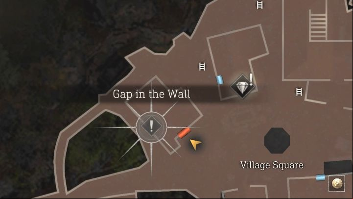 In the game world, you can find places to climb - an icon showing two characters will appear - Resident Evil 4 Remake: How to climb? - Campaign - Resident Evil 4 Remake Guide