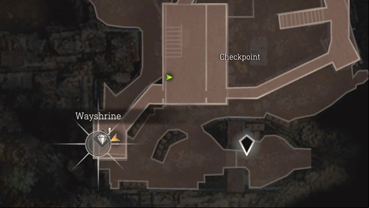 You need to advance to chapter 6, because only then will you visit Checkpoint (after defending the house together with Luis) - Resident Evil 4 Remake: Wayshrines map - Village - Secrets - Resident Evil 4 Remake Guide
