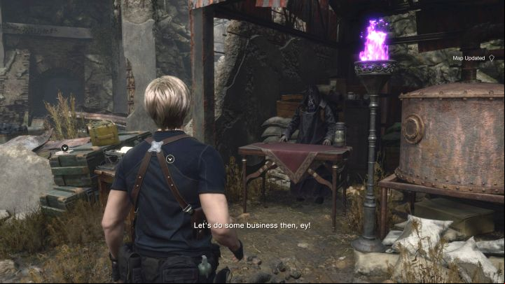 We have marked all the trader's stalls on an interactive map - Resident Evil 4 Remake: Interactive map - Basics - Resident Evil 4 Remake Guide