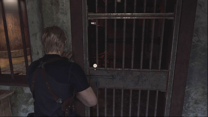 You can reach the locked age from the other side and turn the key or release the lock - Resident Evil 4 Remake: Is there a fast travel? - Campaign - Resident Evil 4 Remake Guide
