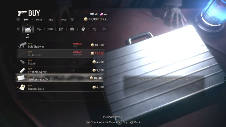 You can add new inventory slots by buying suitcase upgrades - Resident Evil 4 Remake: How to add inventory slots? - Equipment - Resident Evil 4 Remake Guide