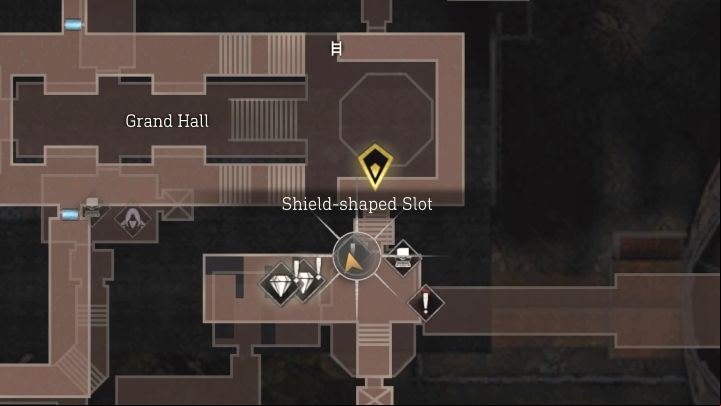 The note lies on a table in the room where the second Grandfather Clock is - Resident Evil 4 Remake: Files map - Castle - Secrets - Resident Evil 4 Remake Guide