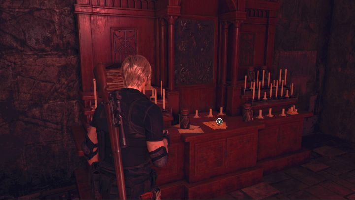 This is yet another secret from the Throne Room - Resident Evil 4 Remake: Files map - Castle - Secrets - Resident Evil 4 Remake Guide