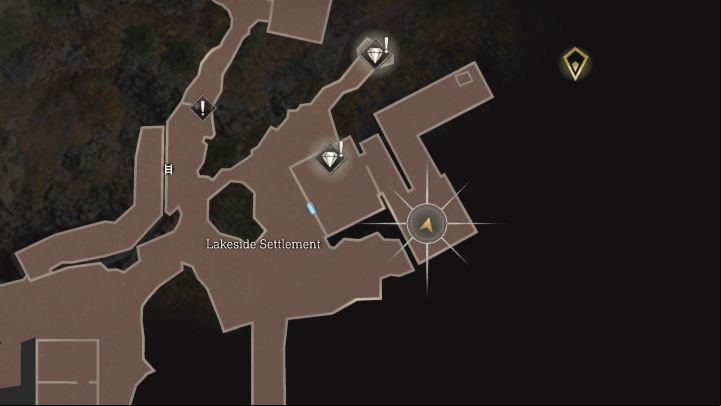 The Picture Frame is on a small table in a building in Lakeside Settlement - Resident Evil 4 Remake: Files map - Village - Secrets - Resident Evil 4 Remake Guide