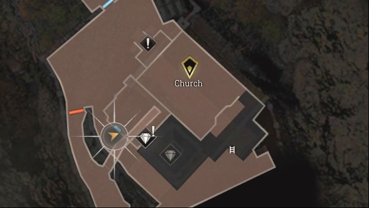 The photo is in a side room of the Church, where you'll also find a typewriter and a bunker hatch - Resident Evil 4 Remake: Files map - Village - Secrets - Resident Evil 4 Remake Guide