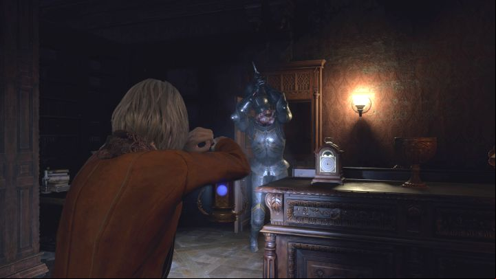 Animated armors are also encountered while playing as Ashley in Chapter 9 - Resident Evil 4 Remake: How to destroy Armaduras (animated armour sets)? - Combat - Resident Evil 4 Remake Guide