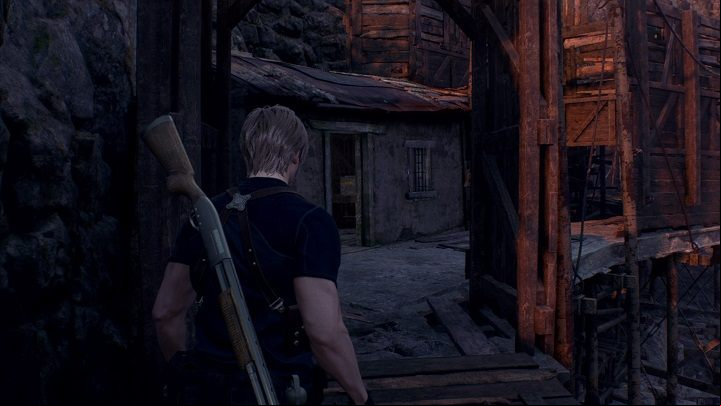 To reach the place with the second viper,you have to the closed church and get to a bridge suspended over a deep precipice - Resident Evil 4 Remake: Viper Hunter - Requests - Resident Evil 4 Remake Guide