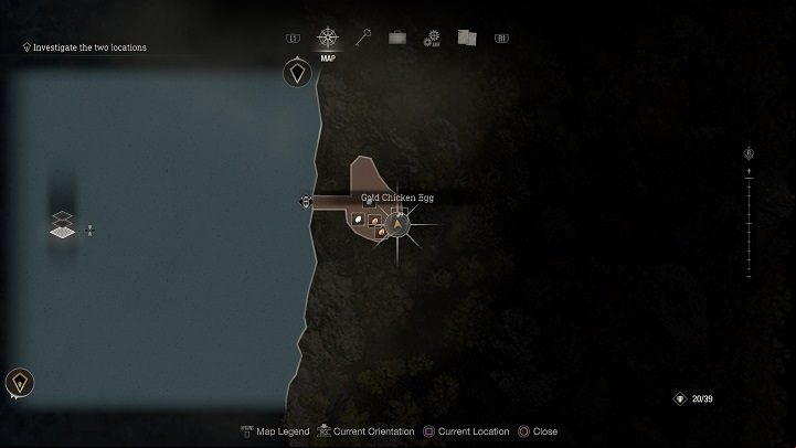 You'll find a golden egg at the eastern end of this small location - Resident Evil 4 Remake: Egg Hunt - Requests - Resident Evil 4 Remake Guide