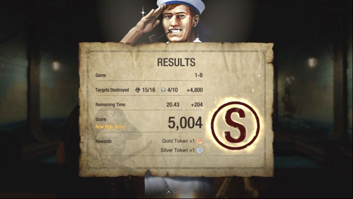 At the end of each challenge, you will receive a rank - try to get S rank in each of them - Resident Evil 4 Remake: All Shooting Range - Secrets - Resident Evil 4 Remake Guide