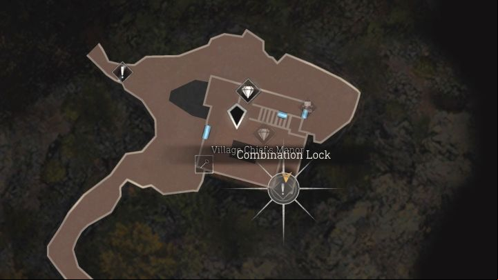 Combination Lock is on the first floor of Village Chief's Manor in the Village - Resident Evil 4 Remake: All locks combinations - Puzzle solutions - Resident Evil 4 Remake Guide