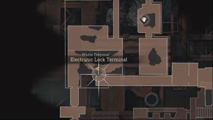 The third Electronic Lock Terminal is in the Waste Disposal section on the Island - Resident Evil 4 Remake: All locks combinations - Puzzle solutions - Resident Evil 4 Remake Guide