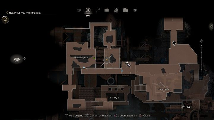 The second is reached by using the bridge that was raised by Ashley - Resident Evil 4 Remake: Even More Pest Control - Requests - Resident Evil 4 Remake Guide