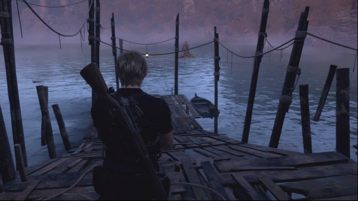 Del Lago is a huge lake monster you face in the final part of Chapter 3 - Resident Evil 4 Remake: How to defeat boss Del Lago? - Bosses - Resident Evil 4 Remake Guide