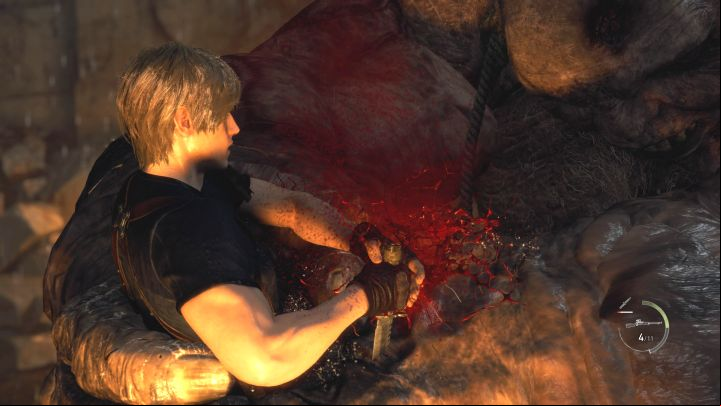 2 - Resident Evil 4 Remake: How to defeat El Gigante boss? - Bosses - Resident Evil 4 Remake Guide