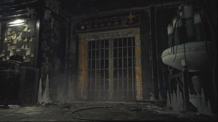 A short cut-scene will inform you that the elevator started working, but it will take some time for it to reach the underground laboratory - Resident Evil 4 Remake: How to defeat or avoid boss Verdugo? - Bosses - Resident Evil 4 Remake Guide