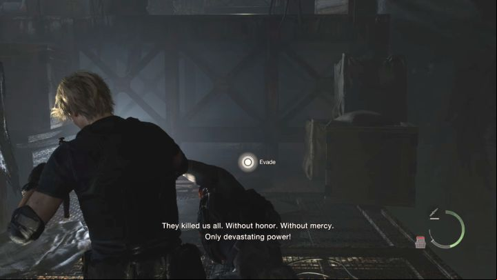 At selected moments in the fight, you need to perform dodges - after the Evade icon appears - Resident Evil 4 Remake: How to defeat boss Jack Kra? - Bosses - Resident Evil 4 Remake Guide